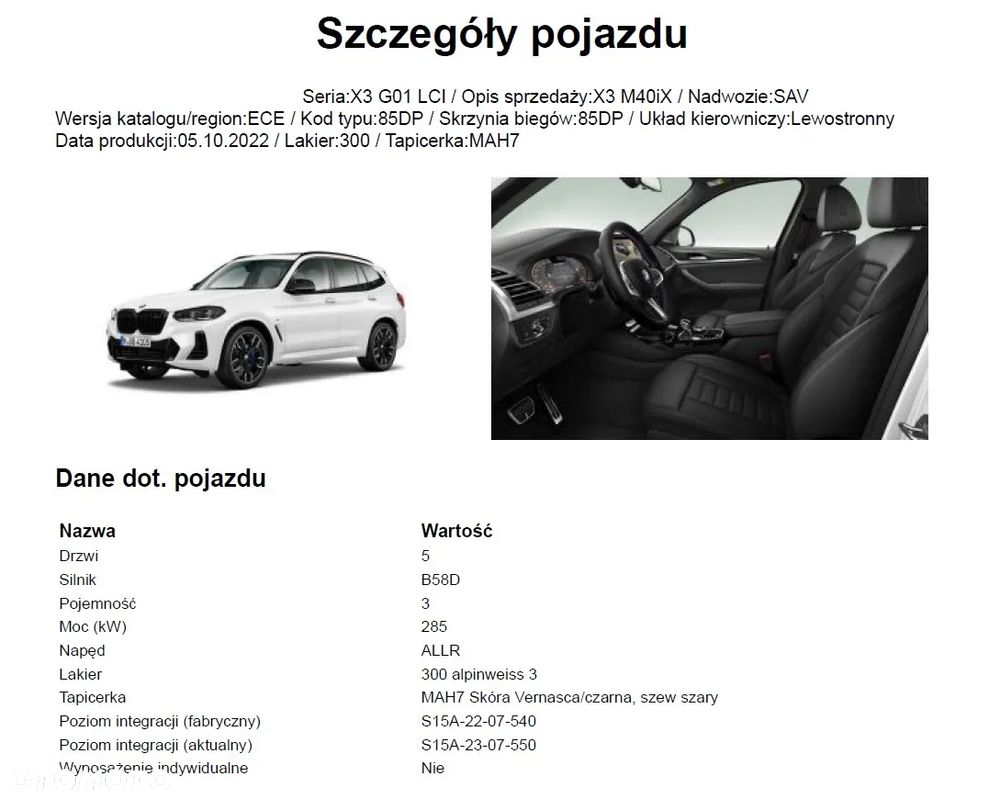 BMW X3 M M40i sport - 1