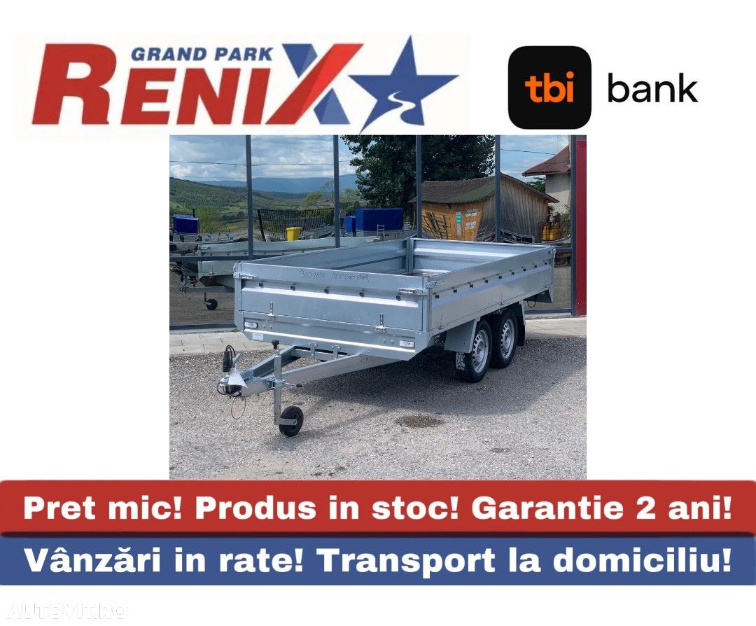 Niewiadow Remorca besttrailers 305/160/35 cu sistem de franare 750kg - 1