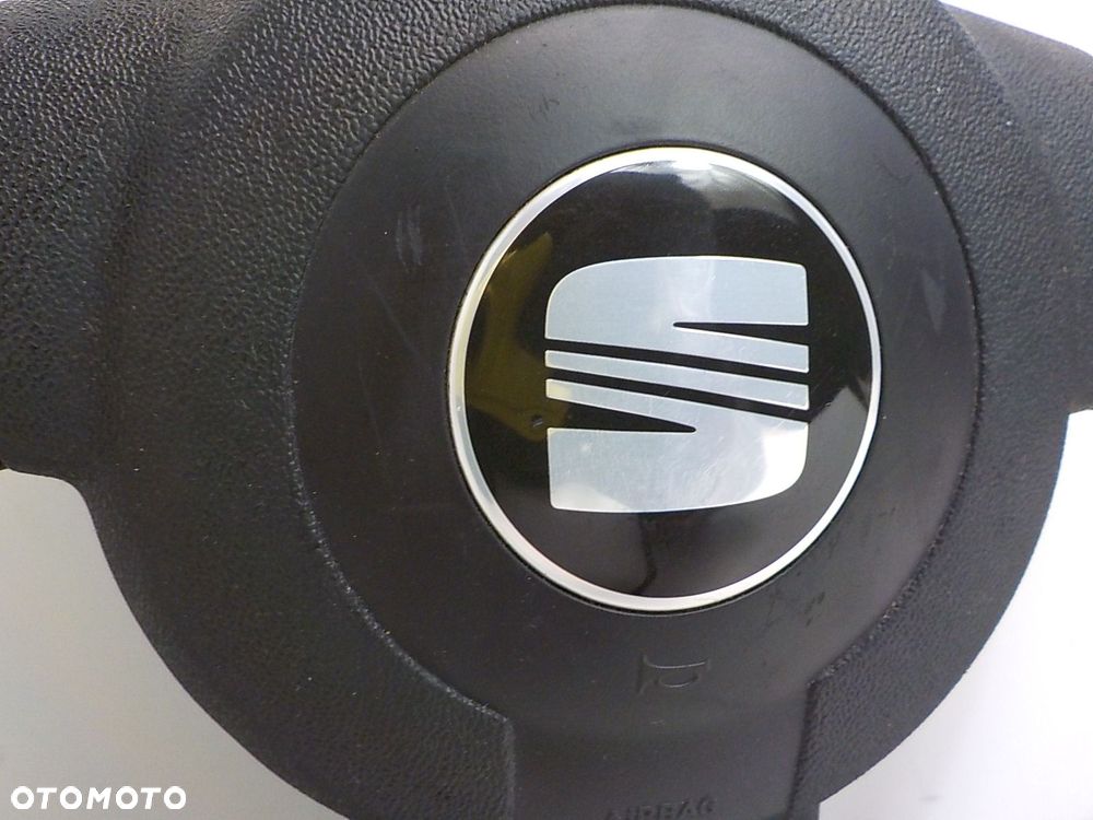 SEAT ALTEA LEON II TOLEDO III KIEROWNICA SKÓRA MULTI AIRBAG - 8