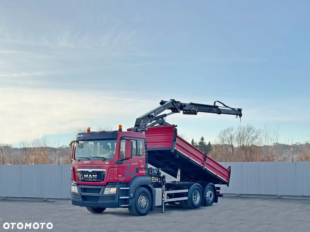 MAN TGS 26.360 * WYWROTKA 5,15m + BORDMATIC + HMF 1420 K2 + PILOT / 6x2 - 2