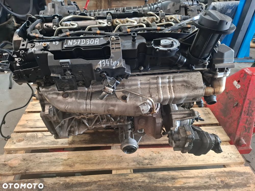 Silnik BMW 3,0D N57D30A przebieg 134 tys - 2