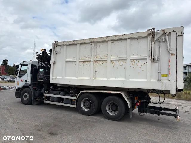 Renault Premium Lander 430 HIAB Hakowiec XP20 + HDS X-HIDUO 188 E-5 + kontener - 9