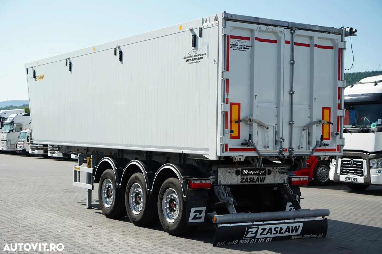 Zaslaw D-653A / BASCUNĂ ALUMINIU / 47 m³ / ANUL 2024 / UȘĂ BATANTĂ / AXE RIDICATIVE / AXE SAF - 5