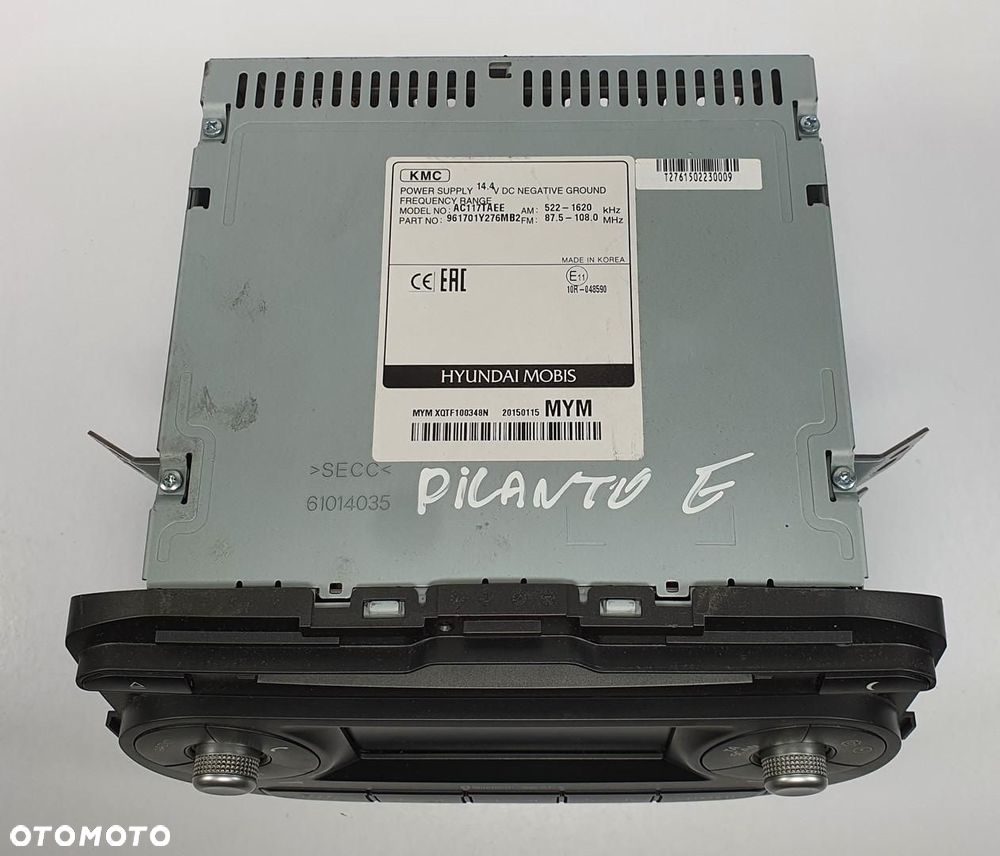 RADIO CD KIA PICANTO II 961701Y276MB2 - 2