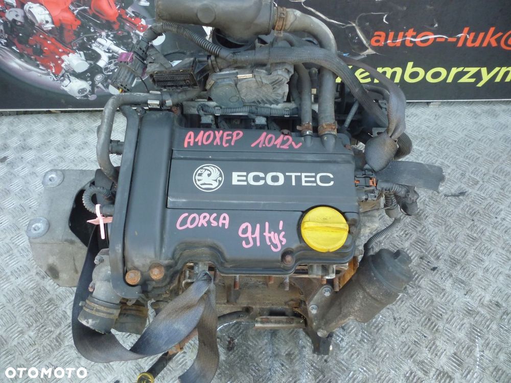 SILNIK OPEL CORSA 1.0 12V A10XEP 91 TYS - 2