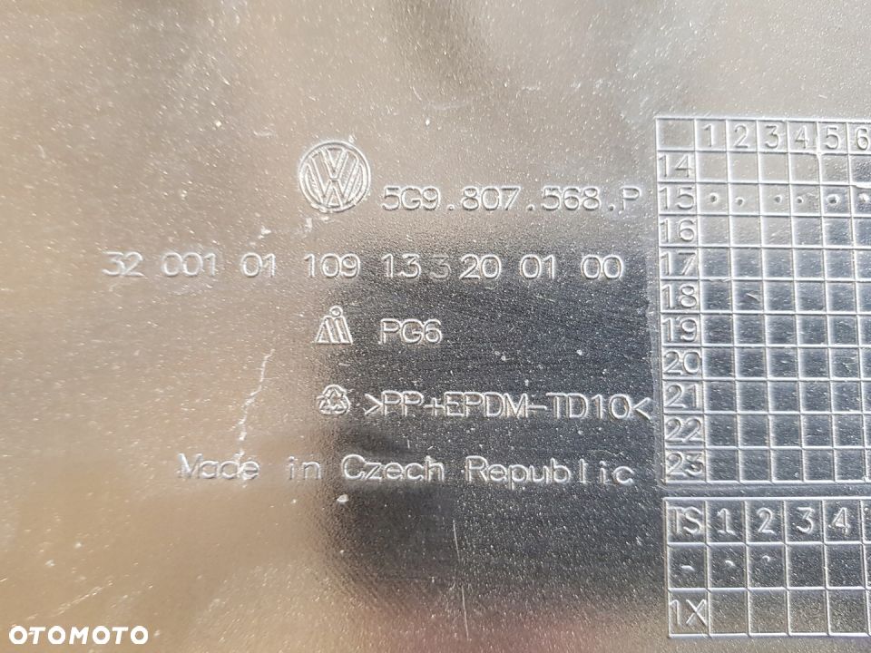 dyfuzor zderzaka tył Golf VII kombi R-line - 5