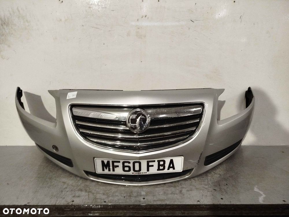 + ZDERZAK PRZÓD PRZEDNI OPEL INSIGNIA I 1 A Z157 Z176 SREBRNY