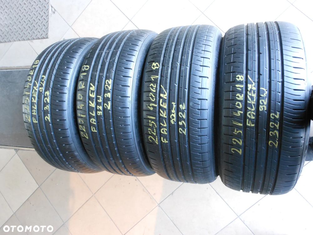 Opony 225/40r18 falken ziex ze 914b ecorun 6.7mm lato komplet - 1