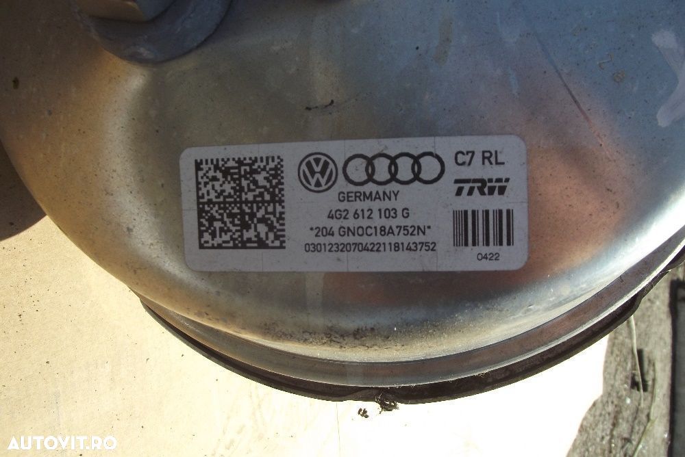 Pompa frana Audi A6 C7 an 2011-2019 tulumba servofrana dezmembrez A6 - 2