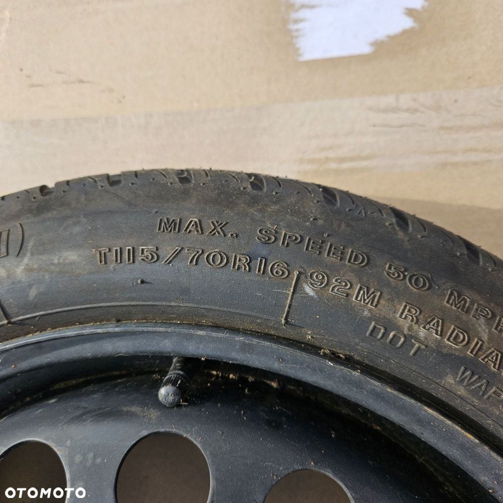 Koło dojazdowe T115/70 R16 / Opel Vectra C - 5