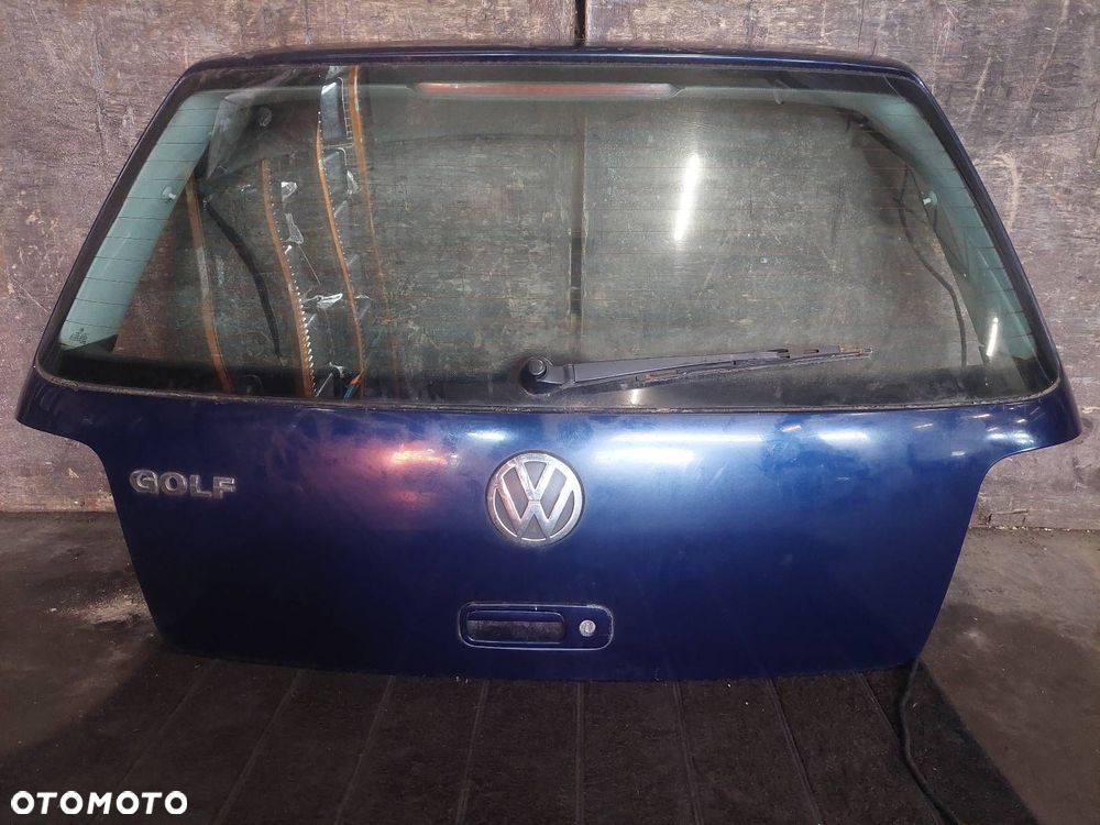KOMPLETNY TYŁ KLAPA BAGAŻNIKA ZDERZAK TYŁ LAMPA VOLKSWAGEN GOLF IV LB5N - 9