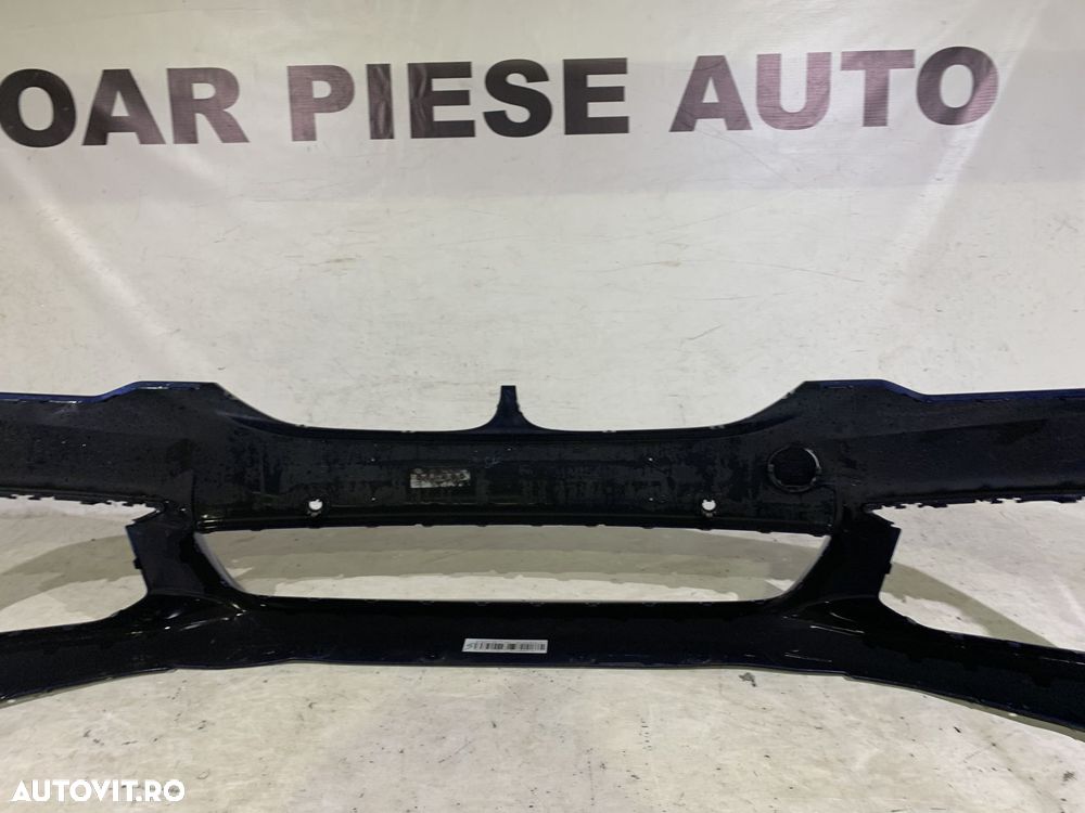 Bara fata BMW Seria 5, G30/G31, M-Sport, 2016, 2017, 2018, 2019, 2020, cod origine OE 51118064928, cu gauri pentru senzori de parcare. - 10