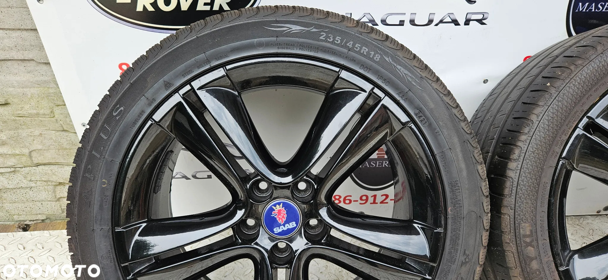 SAAB 9-3 93 II Komplet kół Alufelg Felgi Alufelgi z oponami Koła 12770237 ET 41 7.5Jx18 5x110  Opona 235/45/18 R18 18 Cali Opona Zima - 4