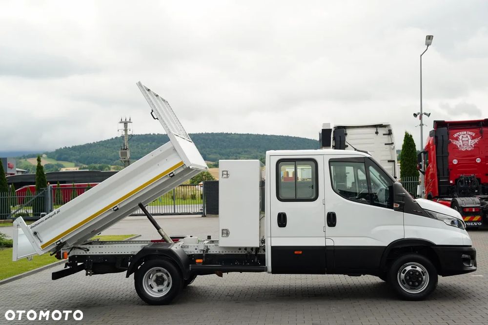 Iveco DAILY 35-160 / WYWROTKA / BRYGADÓWKA - 6 MIEJSC /  MANUAL / BLIŹNIAK / EURO 6 - 7