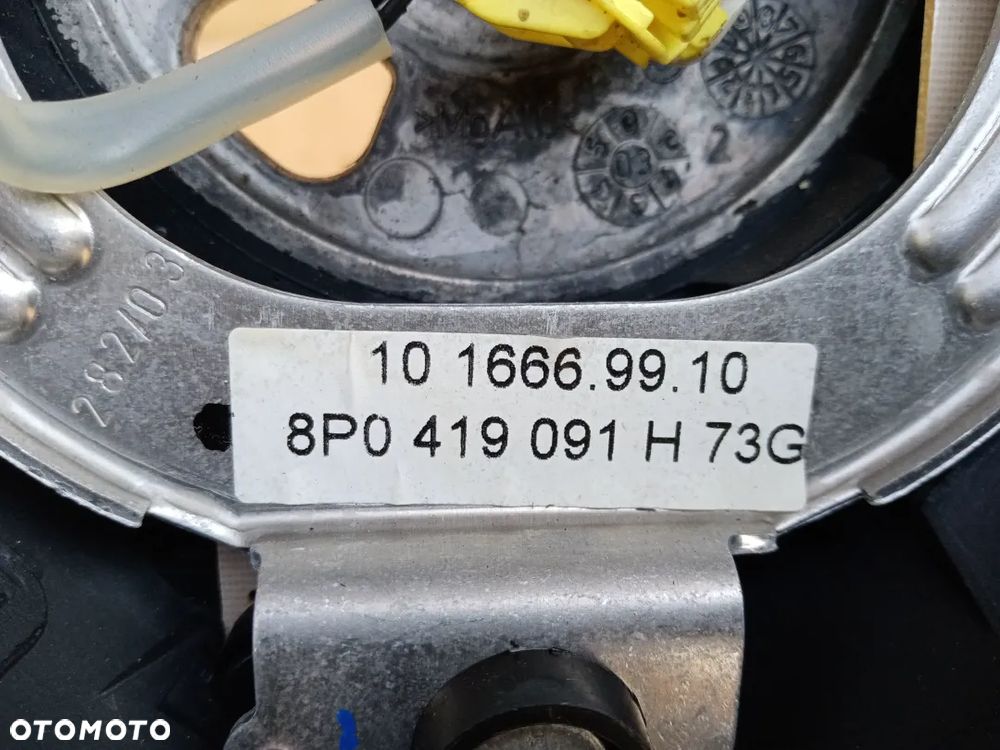 Kierownica trójramienna skórzana Audi A3 8P 8P0419091H - 7