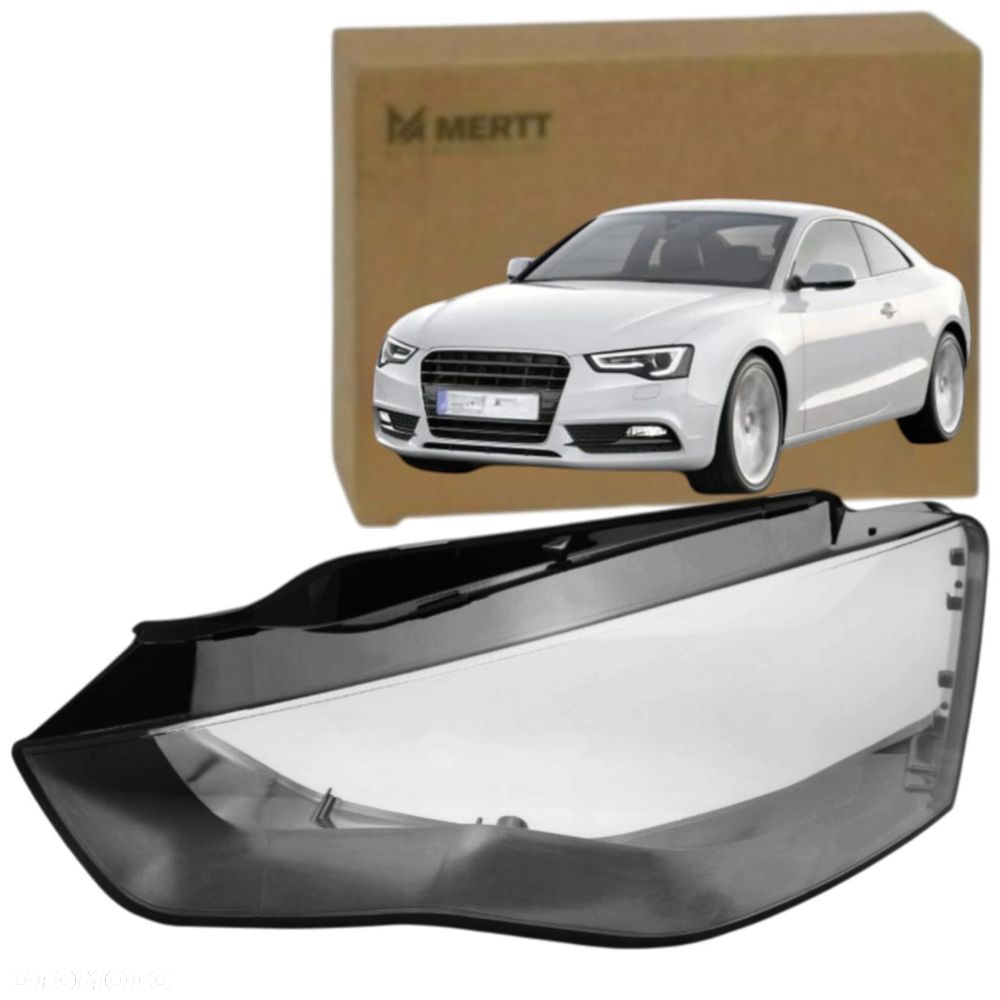 AUDI A5 8T 2012-2016 KLOSZ LEWY szkło reflektora lampy przedniej - 1