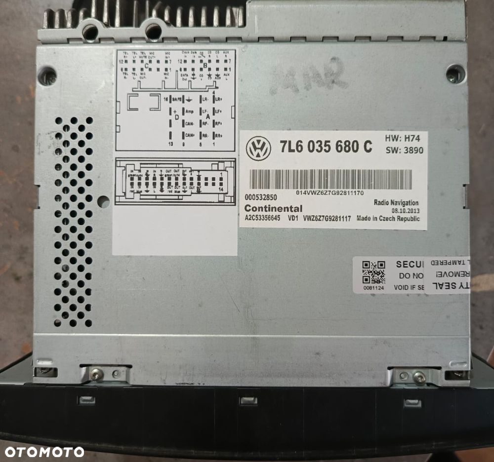 VW SKODA-14 WERSIJ RADIOWYCH Nawigacja RNS 510  Polskie menu z mapami 8557+POI+KOD - 10