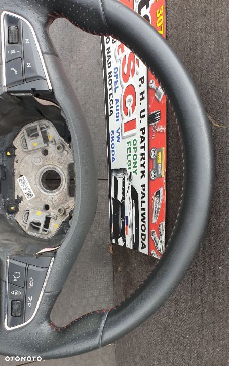 KIEROWNICA SKÓRA MULTIFUNKCJA 5F0419091M SEAT LEON III FR 5F - 11