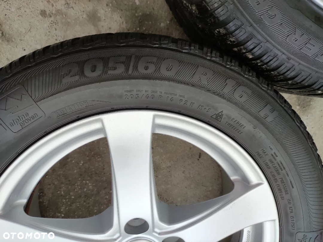 205/60R16 96H XL Opony Zimowe Zima Semperit Master-Grip 2 7mm 19r. Legnica ALU-RAD - 5