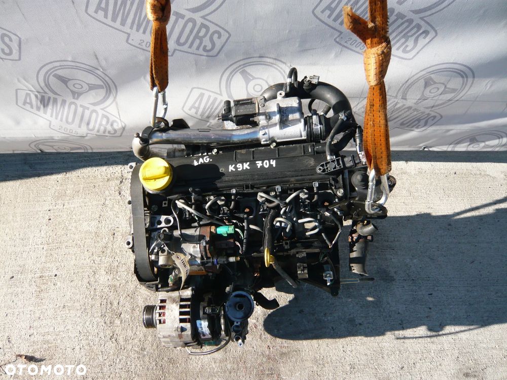 SILNIK RENAULT KANGOO 1.5 DCI K9K 2004 ROK ROZRUSZNIK Z TYŁU - 1