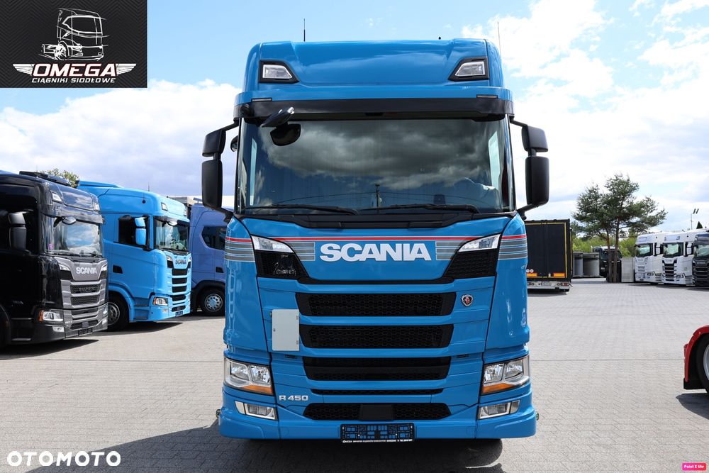 Scania R 450 Hakowiec // Oś skrętna // PALFINGER // Klima postojowa / - 18