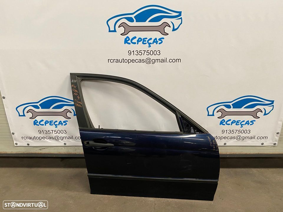 PORTA FRENTE FRONTAL DIREITA BMW SERIE 3 E46 FECHO ELEVADOR MOTOR PUXADOR VIDRO - 2