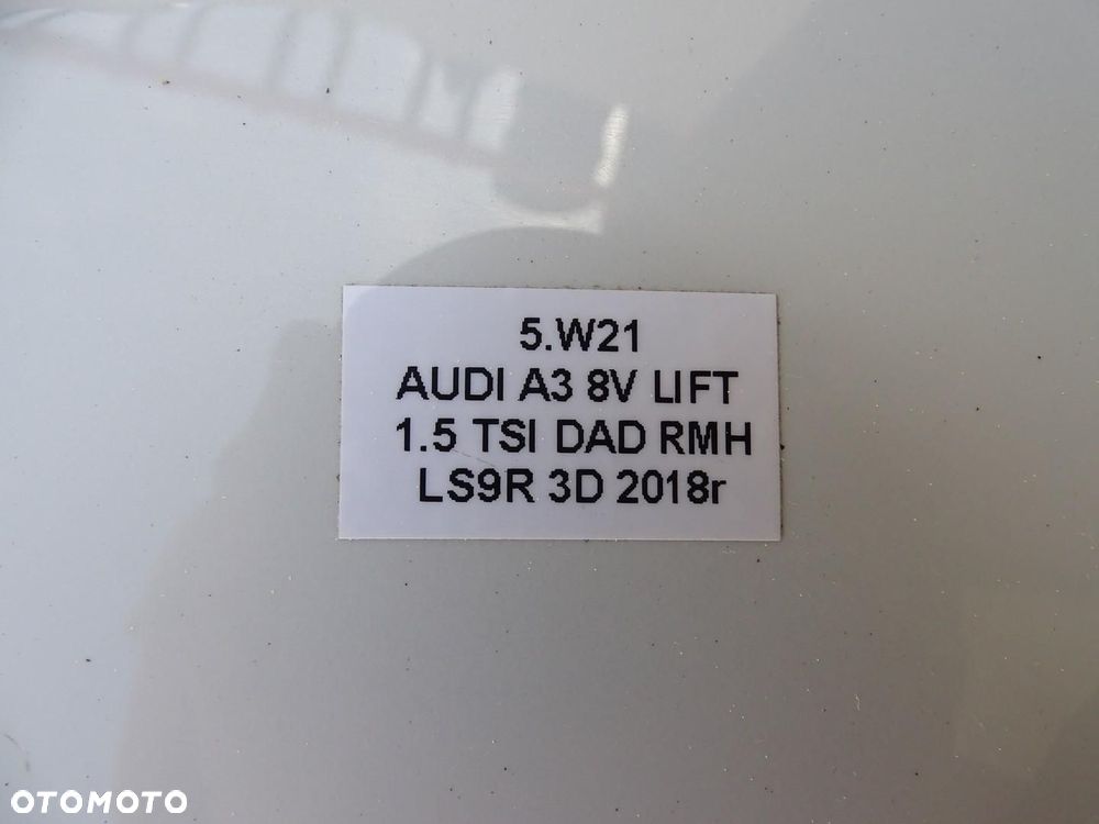 KLAPA TYŁ TYLNA BAGAŻNIKA + SZYBA LOTKA LS9R AUDI A3 8V 8V3 S3 S-LINE 3D - 16