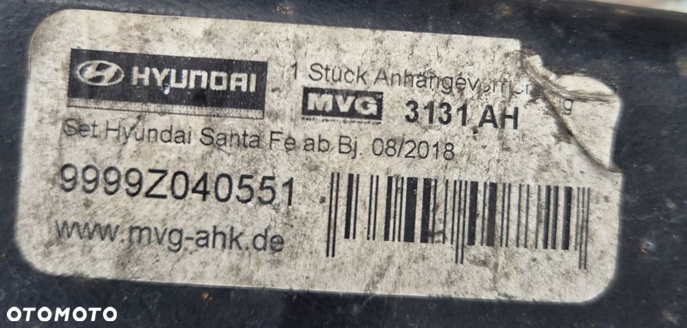 HAK HOLOWNICZY MVG HYUNDAI SANTA FE IV 2018- 9999Z040551 - 15