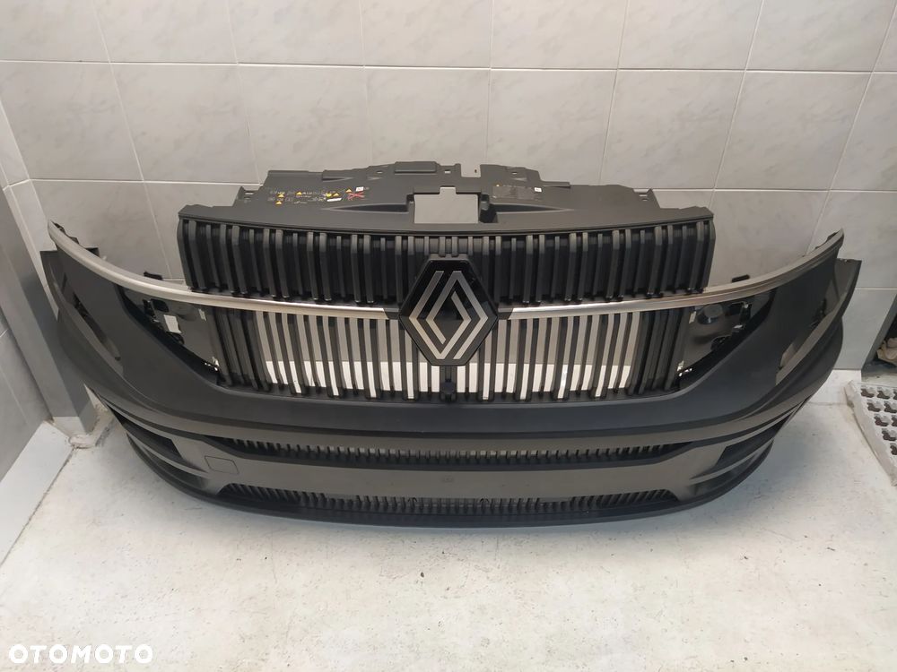 RENAULT MASTER IV V 24- ZDERZAK PRZÓD PRZEDNI GRILL ATRAPA CHŁODNICY 6xPDC HALOGENY KOMPLET NOWY ORYGINAŁ - 13