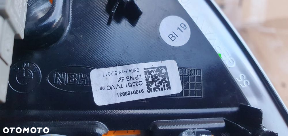 Dekor listwa ozdobna drzwi prawy przód Ambiente BMW 5 G30 G31 3185524 - 7
