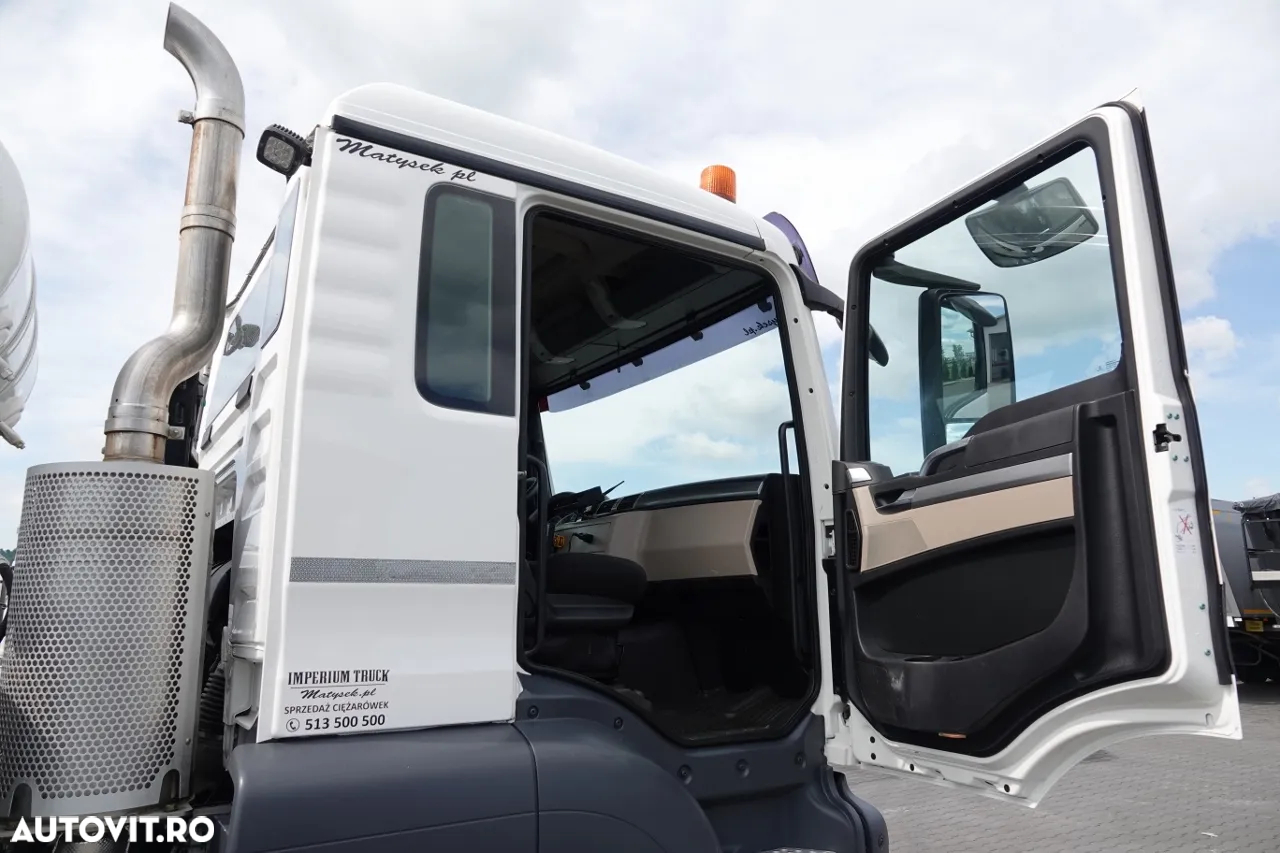 MAN TGS 32.360 / 8X4 / BETONATOR / LIEBHERR CONVERTER / 9 mc / JANTE ALIE / EURO 6 - 35