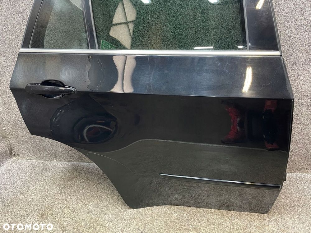 Drzwi prawy tyl szyba klamka 475/9 BLACK SAPPHIRE BMW X5 E70 - 7