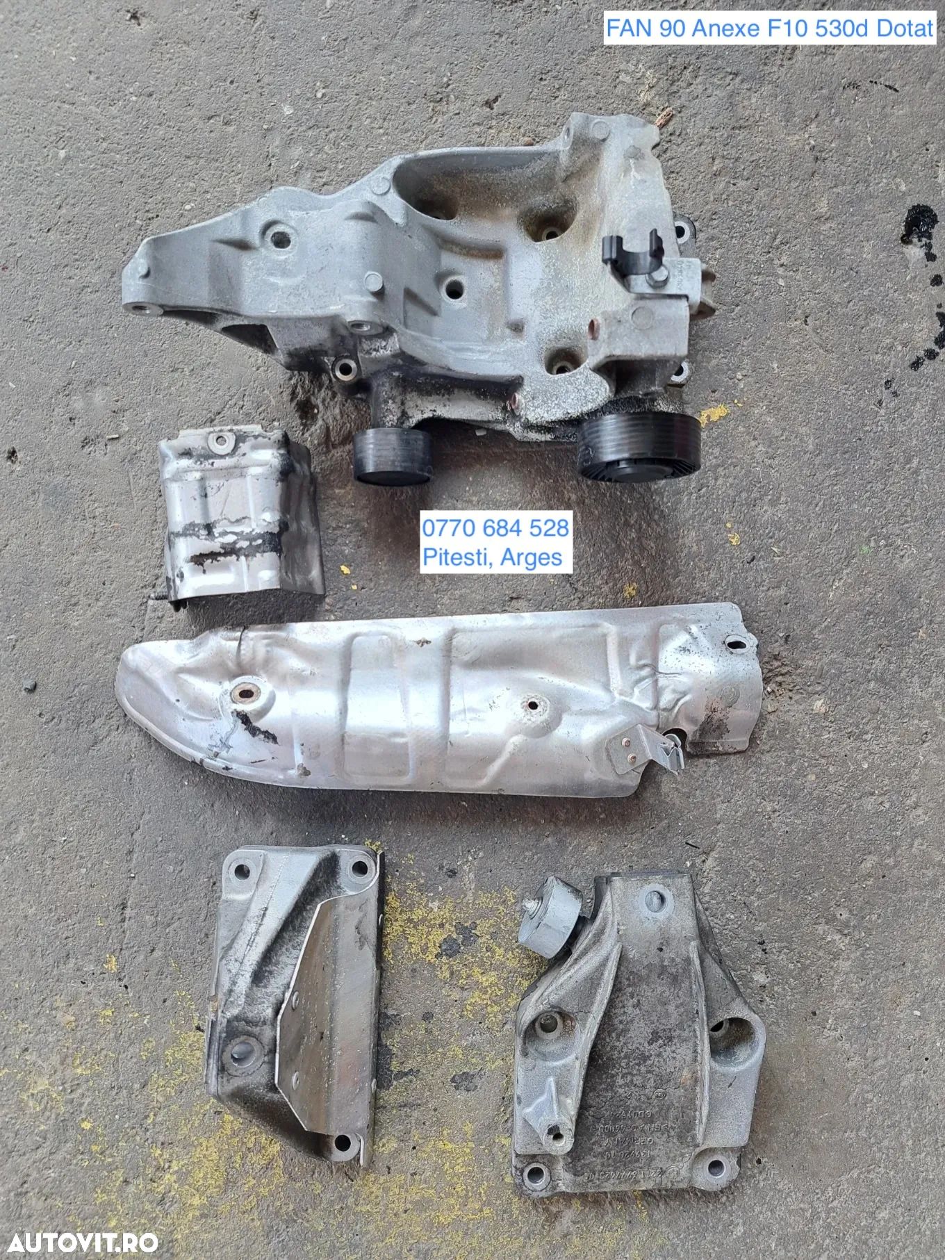 Suport accesorii alternator Suport motor stg dr Scut teermic galerie evacuare originale BMW F07+LCI F10+LCI F11+LCI F06+LCI F12+LCI F13+LCI F01+LCI F02+LCI - 1