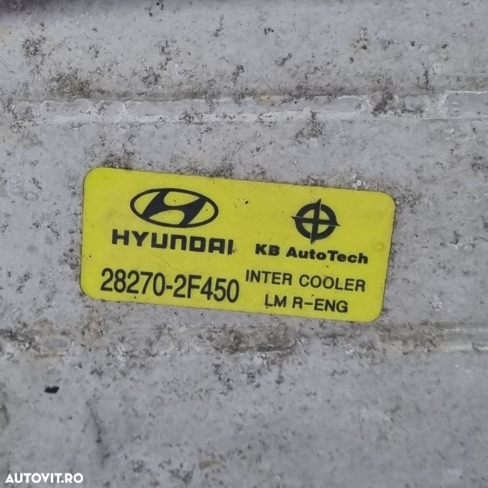 Radiator intercooler Hyundai IX35 2.0 CRDI 2010 - 2019 136CP 1995CC Manuala D4HA Euro5 ... - 4