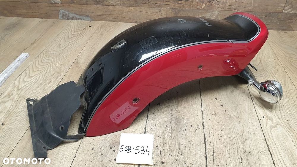 Błotnik tył lampa kierunkowskaz chlapacz Yamaha XVS1100 Drag Star Custom - 1