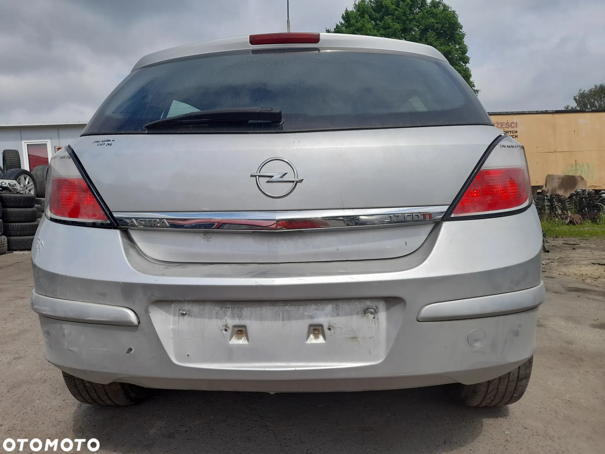 OPEL ASTRA H DRZWI LEWY TYŁ LEWE TYLNE Z157 2AU - 14