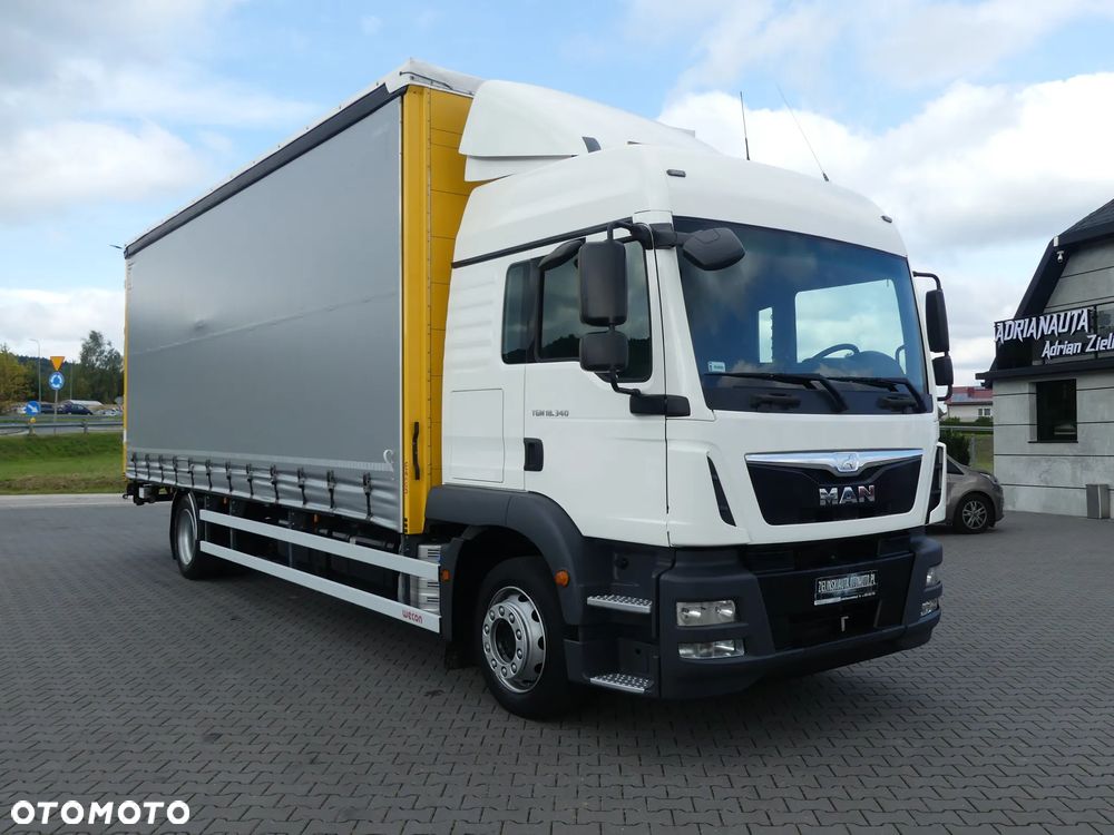 MAN TGM 18.340 / FIRANKA 7.70 + WINDA / ZSUWANY DACH / EURO 6 / - 12