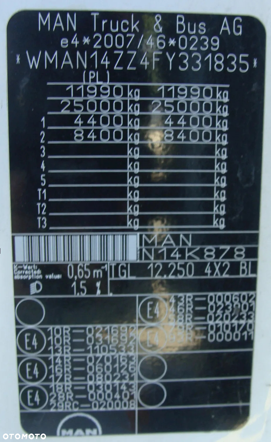 MAN TGL 12.250 - 20