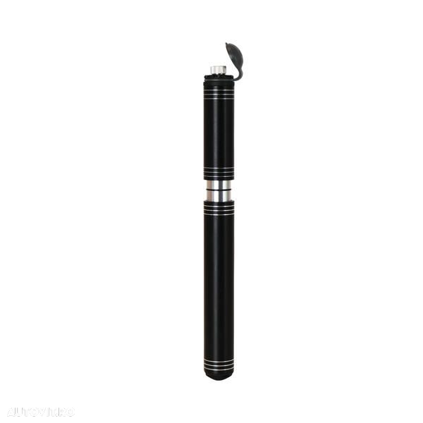 Pompa aer bicicleta, trotinete electrice, motoare, pompa manuala mini, tub 18.5cm, Dresco - 3