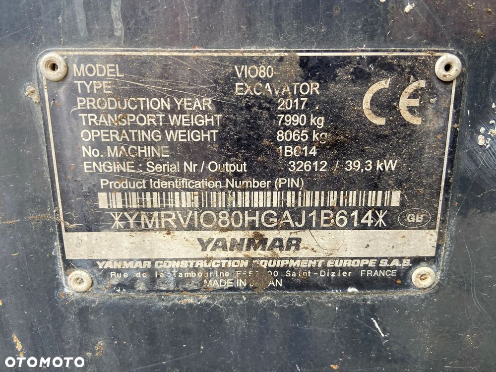 Yanmar VIO80 - 9