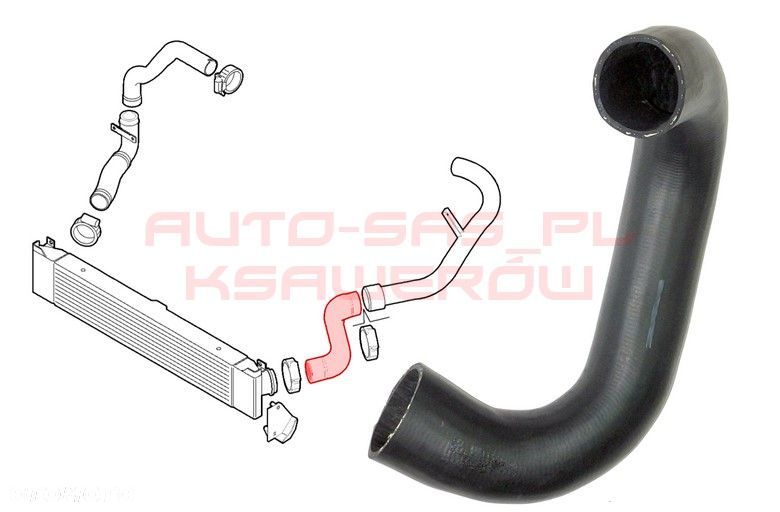RURA INTERCOOLERA LEWA DOLNA DUCATO 2.3 - 2