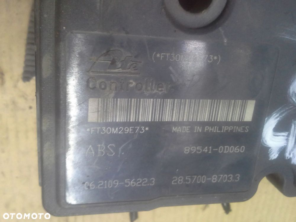 Toyota Yaris II abs 89541-0D060  44510-0D110 plus wtyczka z wiązką - 2