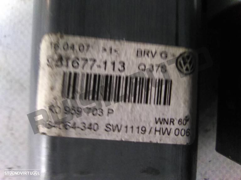 Motor Elevador Trás Direito Confort 1k095_9703p Vw Passat B6 Sa - 3