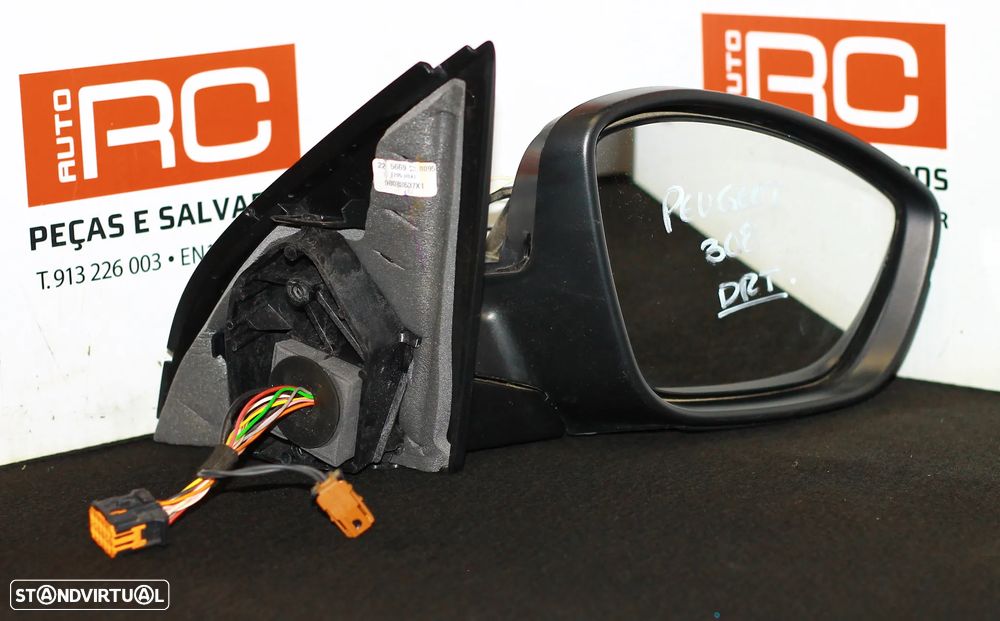 ESPELHO RETROVISOR DIREITO PEUGEOT 308 - 2