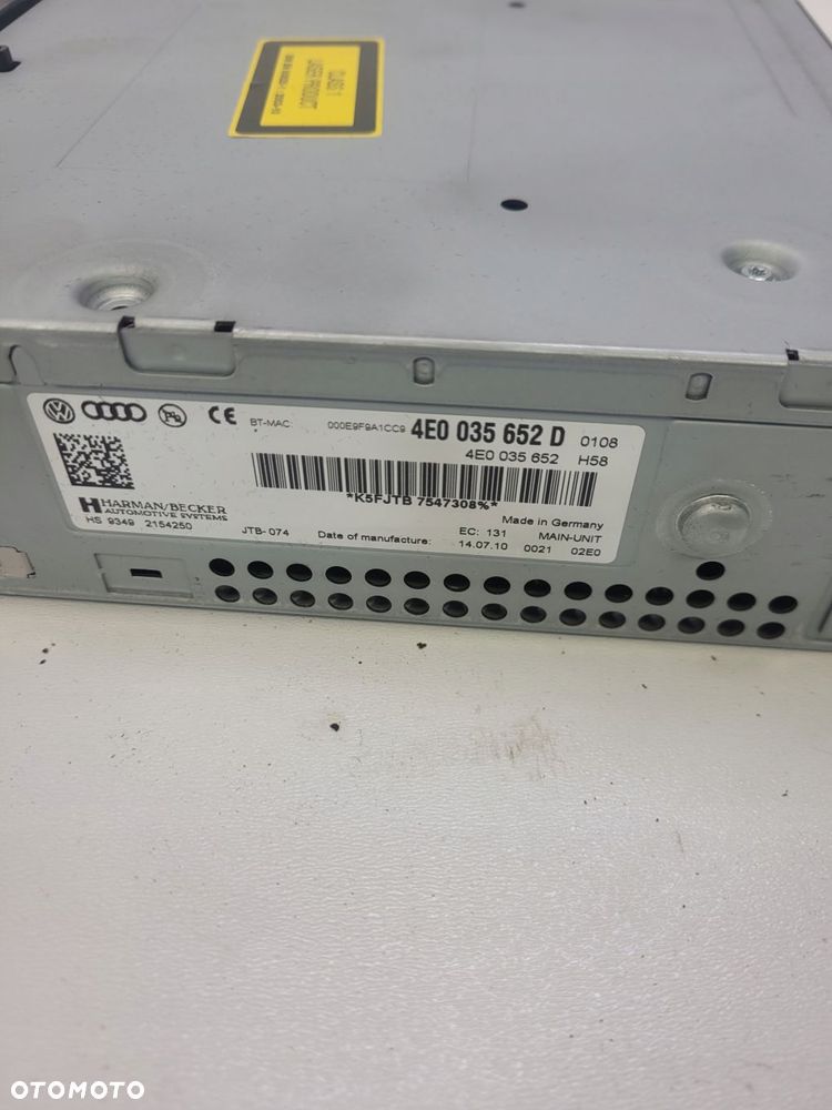 CZYTNIK MMI 3G MULTIMEDIA AUDI Q7 A6 C6 4E0035652D - 6