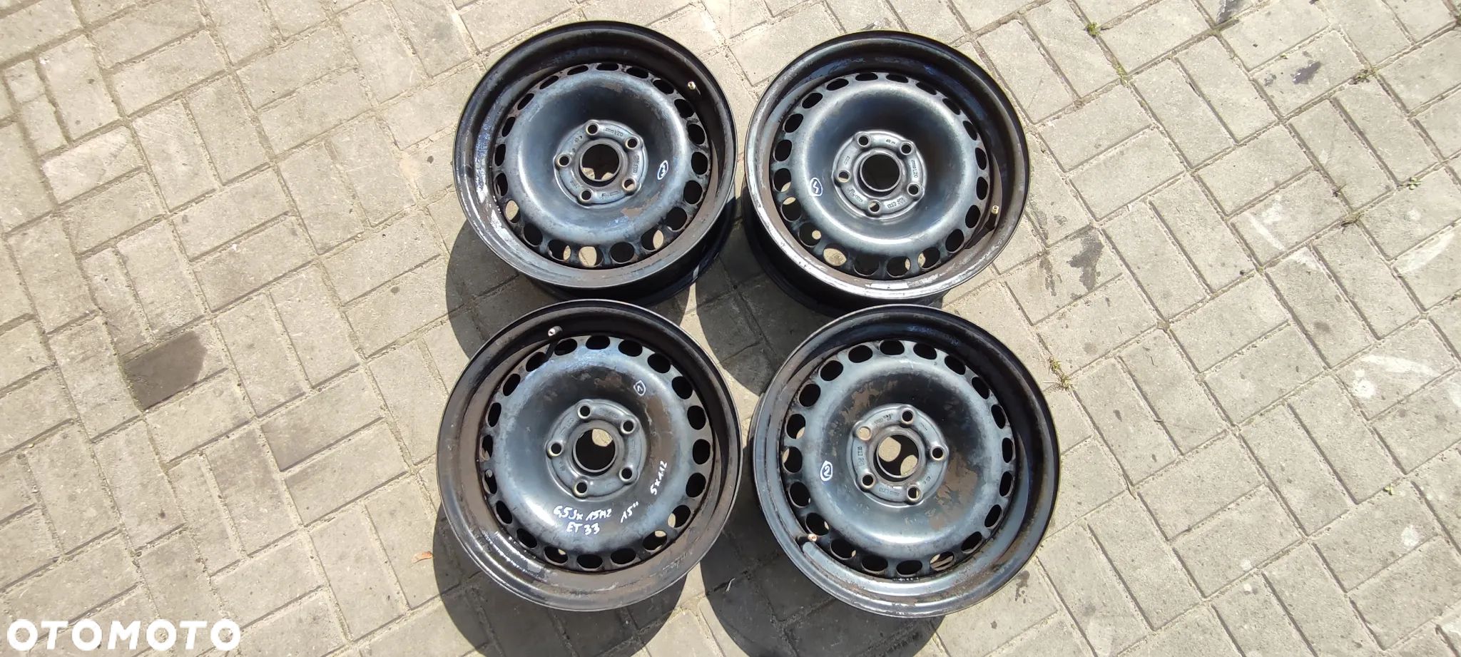 FELGI 5x112 6.5Jx15 CALI ET33 AUDI A4B6 B7 KOMPLET 4 SZTUKI - 1
