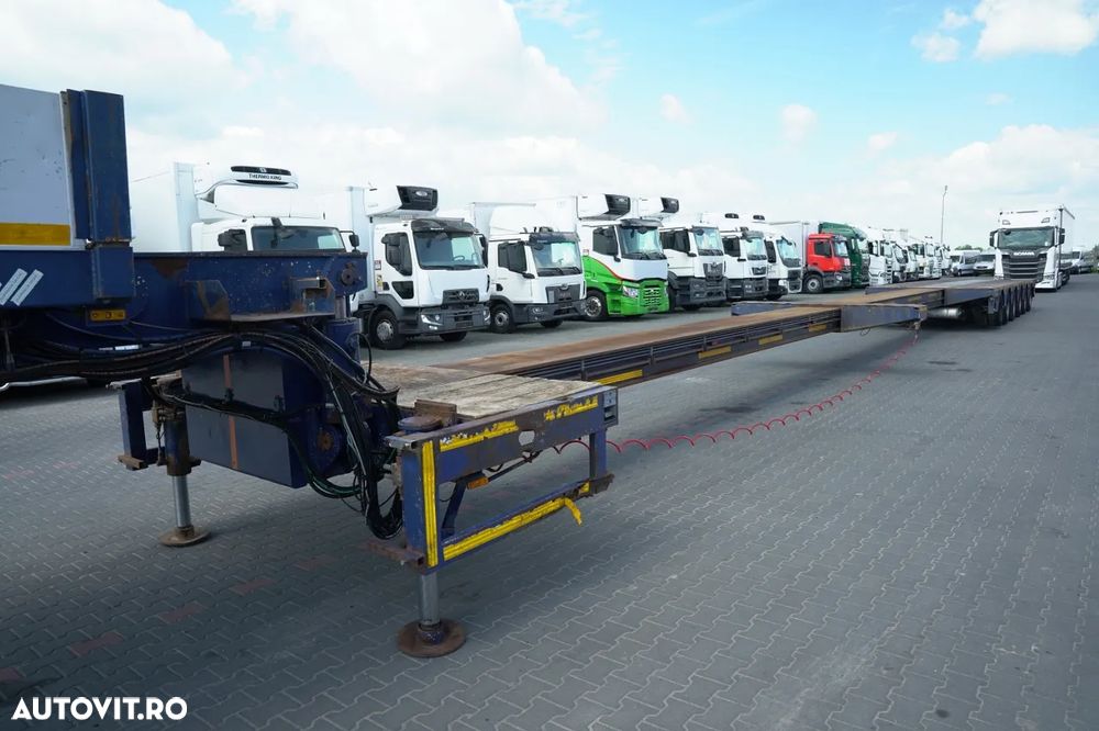 Faymonville BETON JOS / SPZ-6WAAU / EXTENSIBIL / TRANSPORTATOR / 30,3 M / MASĂ NETĂ: 88 T / AXE DE DIRECȚIE / SAF - 10