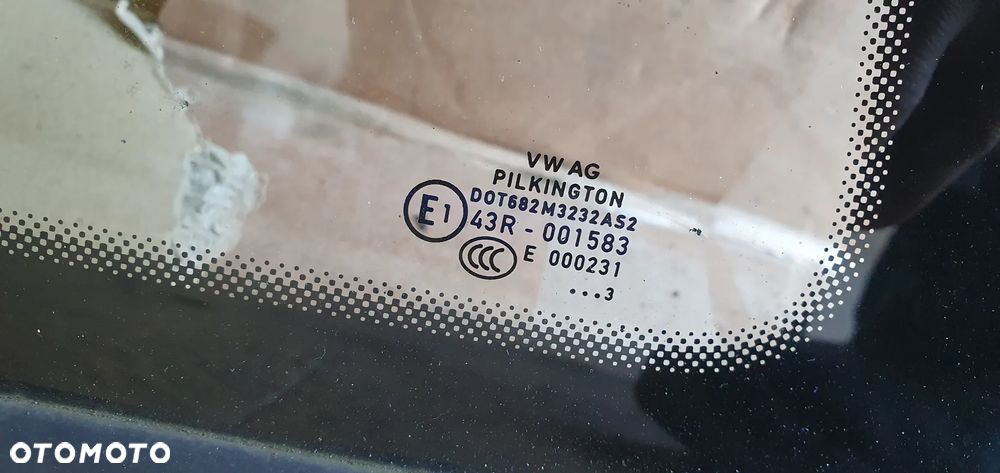 Szyba prawy tył tylna prawa karoseryjna VW UP AS2 - 5