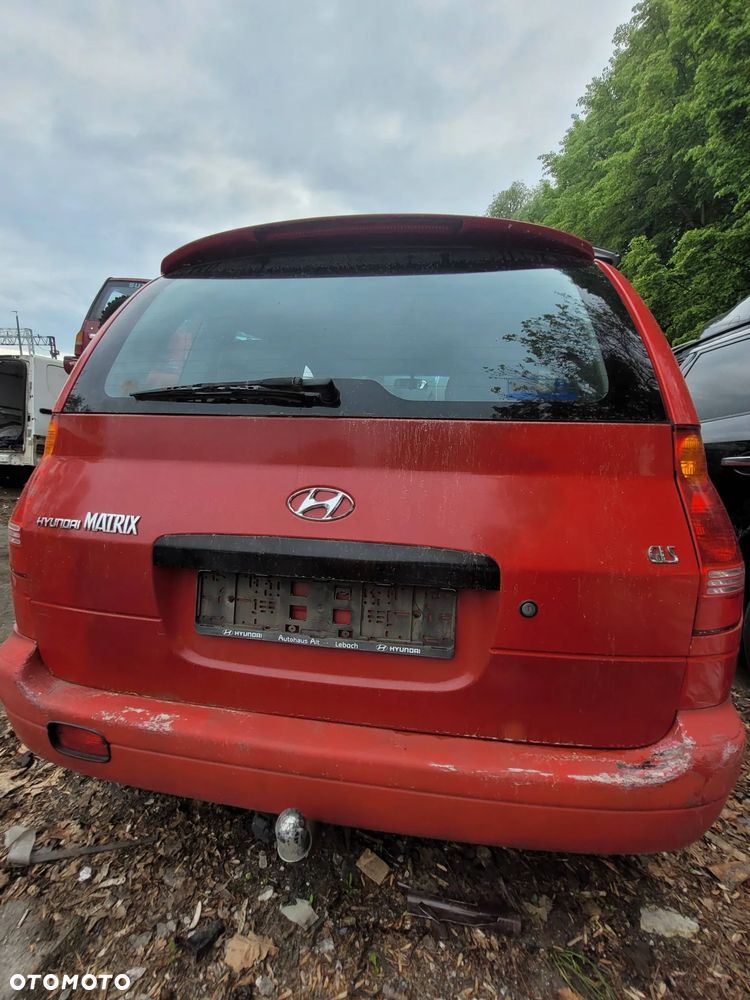 Części- Hyundai matrix  Pojemność: 1599  Moc: 76 kW  Rok: 2004  Benzyna - 5