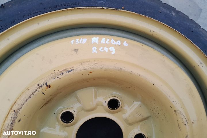Roata de rezerva R15 T115/70D15 / 37J15X4T T115/70D15 / 37J15X4T Mazd - 2